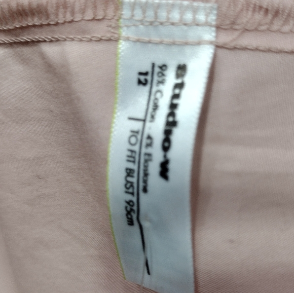 NWT Studio W Concealed Button Shirt Womens 12 Pink Barbiecore Office Career - Picture 8 of 10